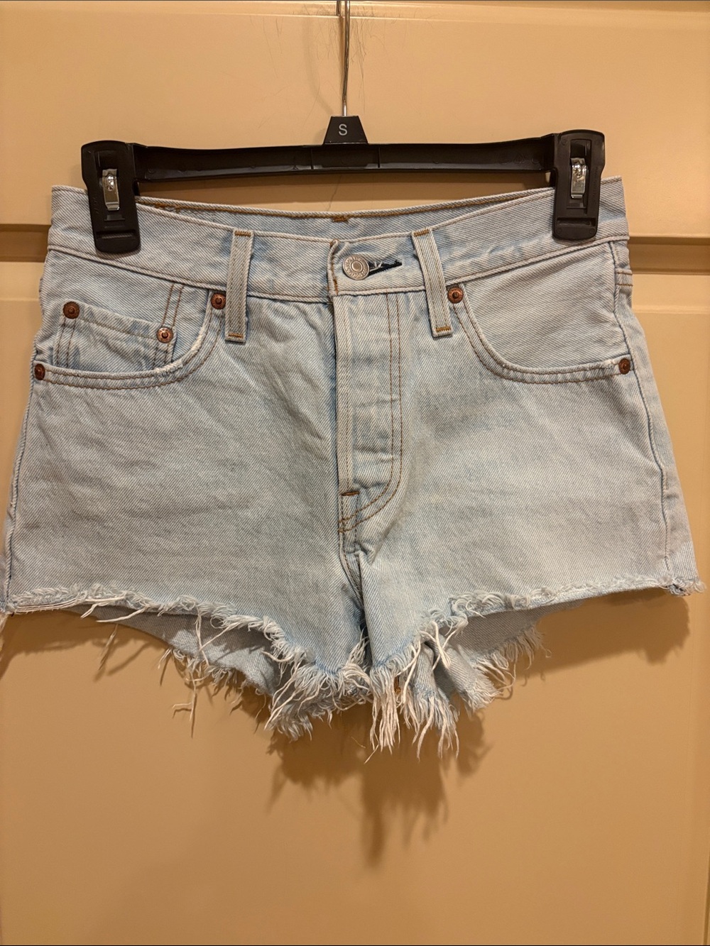 Levi 501 denim shorts